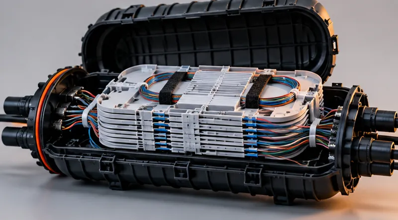 Fibre optic splice closure